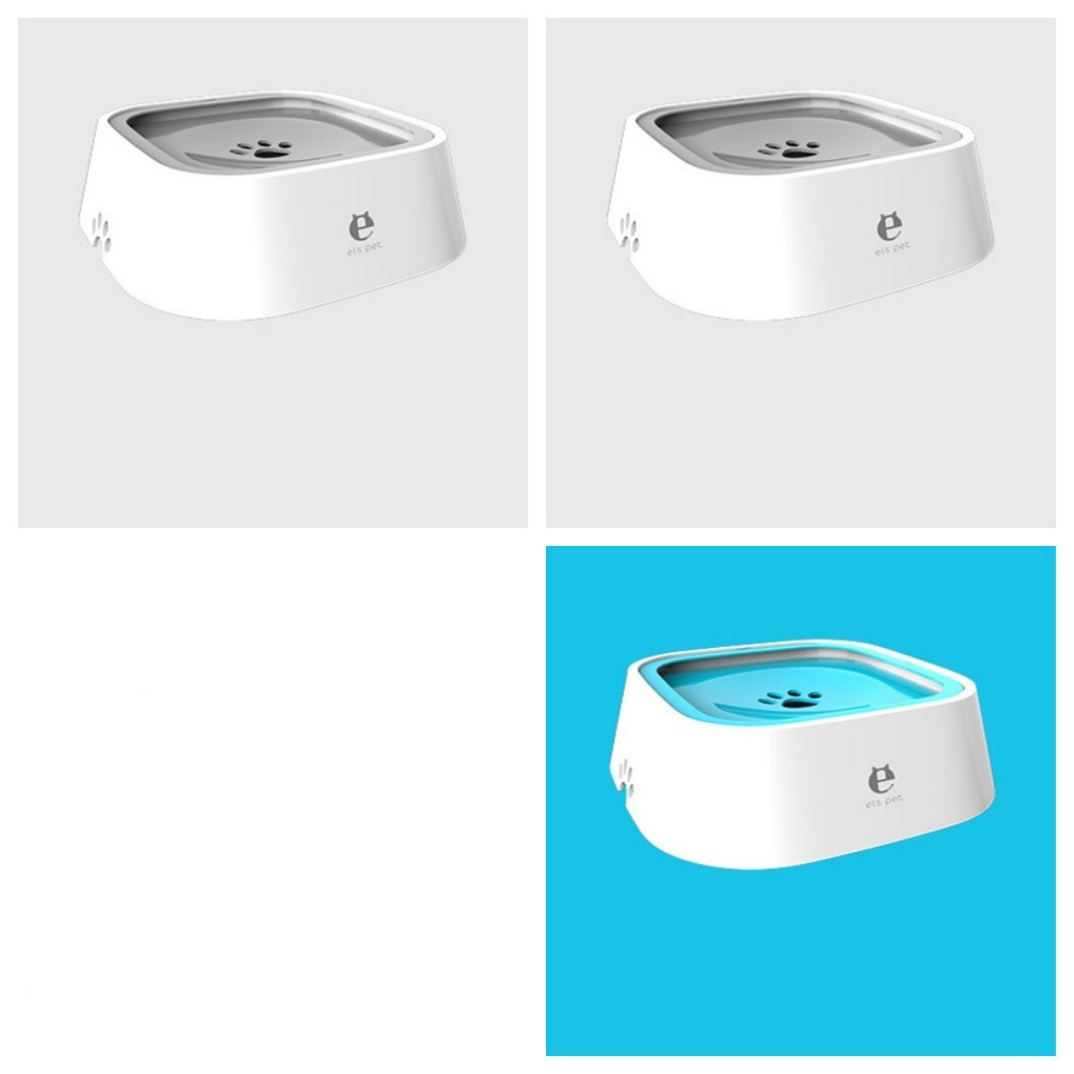 1.5L Cat Dog Water Bowl Carried Floating Bowl Anti-Overflow Slow Water Feeder Dispenser Pet Fountain ABS&PP Dog Supplies - Newshine.com