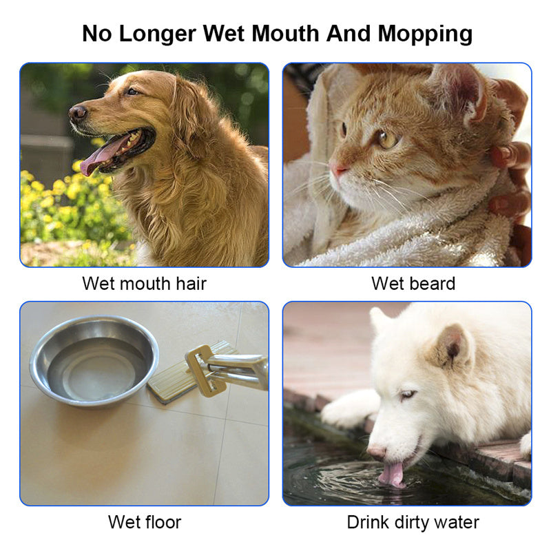 1.5L Cat Dog Water Bowl Carried Floating Bowl Anti-Overflow Slow Water Feeder Dispenser Pet Fountain ABS&PP Dog Supplies - Newshine.com