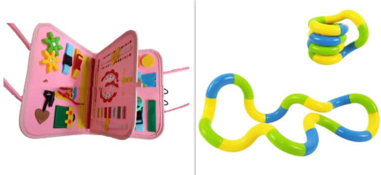 New Busy Book Children's Busy Board Dressing And Buttoning Learning Baby Early Education Preschool Sensory Learning Toy - Newshine.com