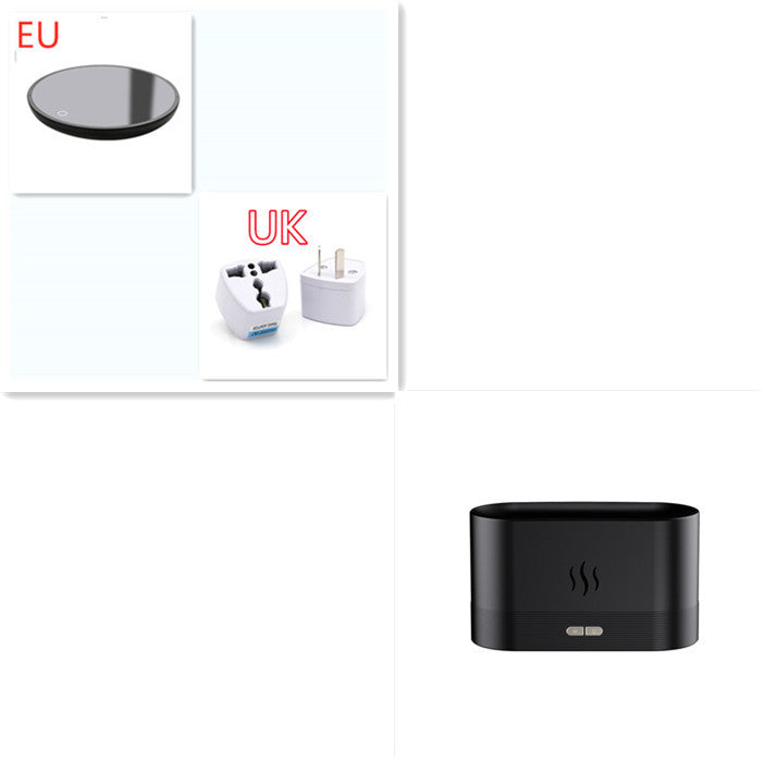 Aroma Diffuser With Flame Light Mist Humidifier Aromatherapy Diffuser With Waterless Auto-Off Protection For Spa Home Yoga Office - Newshine.com