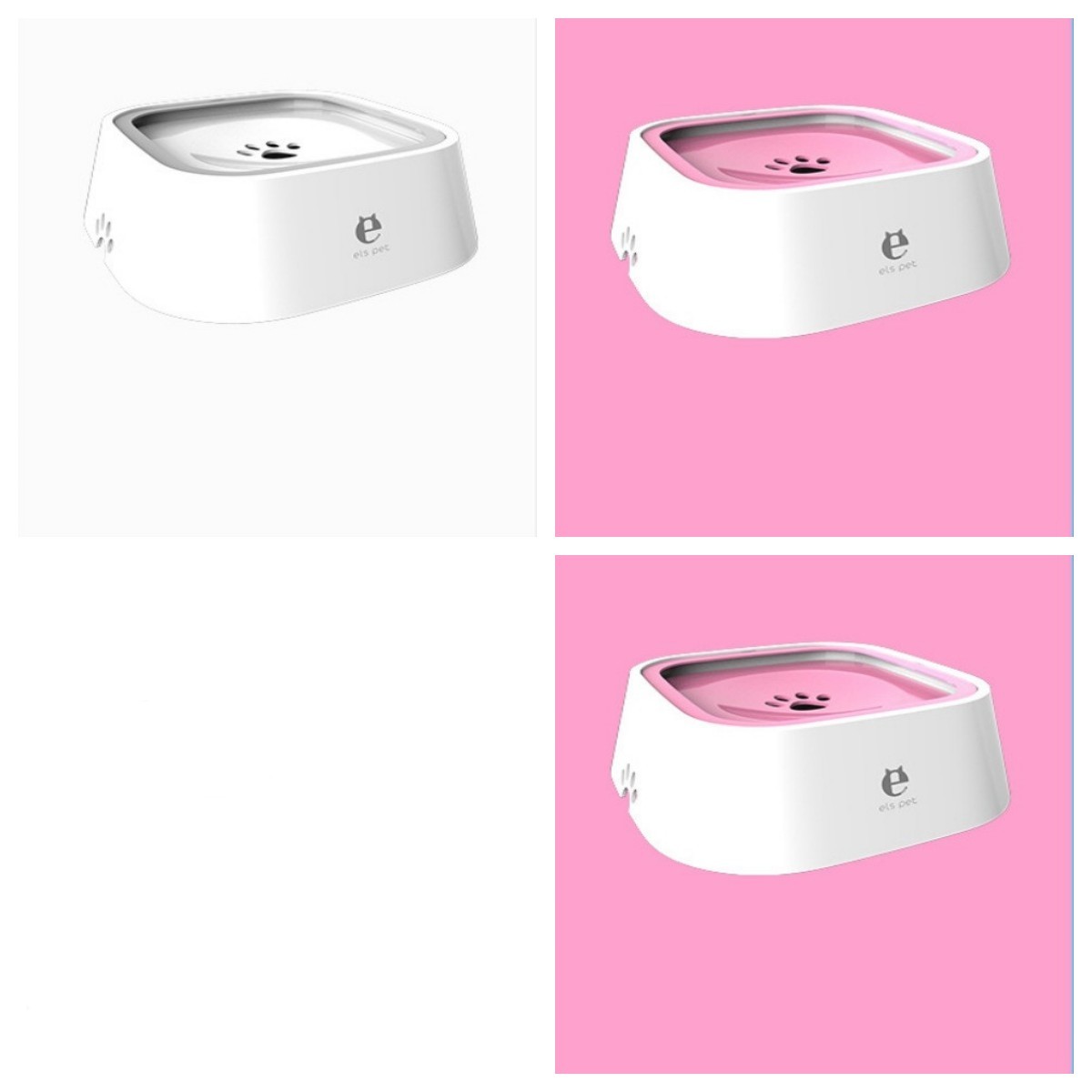 1.5L Cat Dog Water Bowl Carried Floating Bowl Anti-Overflow Slow Water Feeder Dispenser Pet Fountain ABS&PP Dog Supplies - Newshine.com