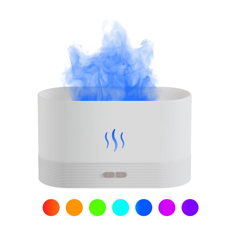 Aroma Diffuser With Flame Light Mist Humidifier Aromatherapy Diffuser With Waterless Auto-Off Protection For Spa Home Yoga Office - Newshine.com