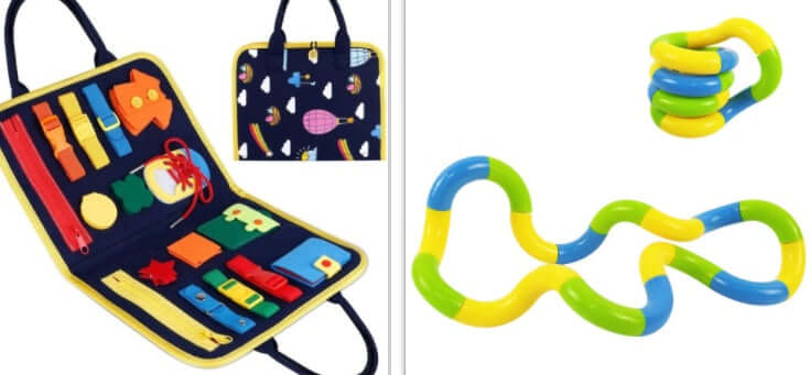 New Busy Book Children's Busy Board Dressing And Buttoning Learning Baby Early Education Preschool Sensory Learning Toy - Newshine.com