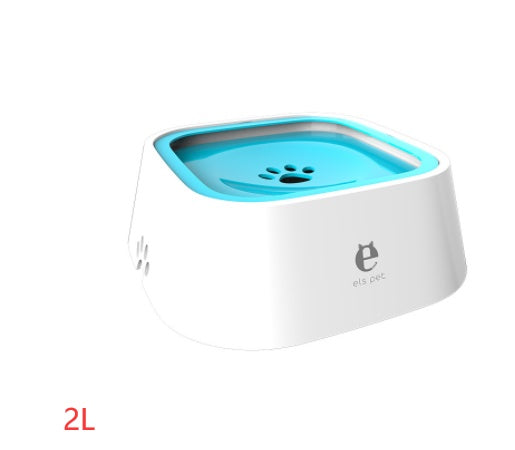 1.5L Cat Dog Water Bowl Carried Floating Bowl Anti-Overflow Slow Water Feeder Dispenser Pet Fountain ABS&PP Dog Supplies - Newshine.com