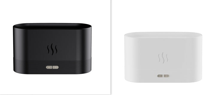 Aroma Diffuser With Flame Light Mist Humidifier Aromatherapy Diffuser With Waterless Auto-Off Protection For Spa Home Yoga Office - Newshine.com