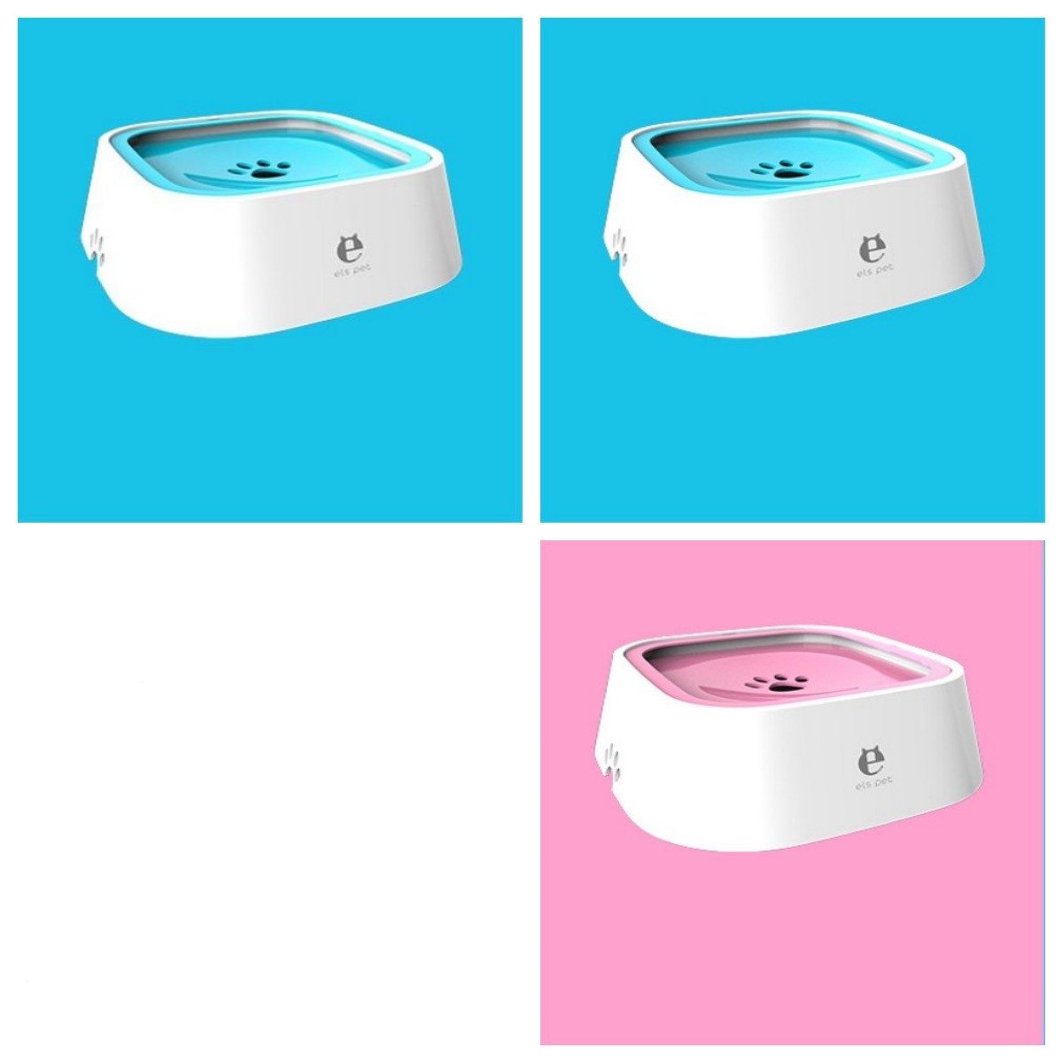 1.5L Cat Dog Water Bowl Carried Floating Bowl Anti-Overflow Slow Water Feeder Dispenser Pet Fountain ABS&PP Dog Supplies - Newshine.com